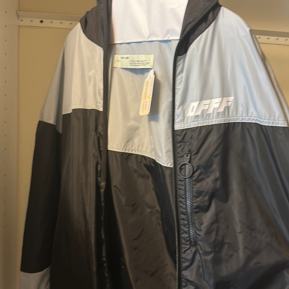 Off-White Panel Windbreaker Small